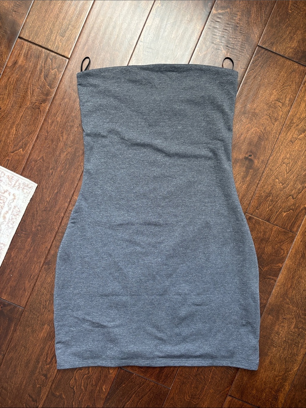 Aritzia Original Contour Strapless Mini Dress in Charcoal Gray, new without tags